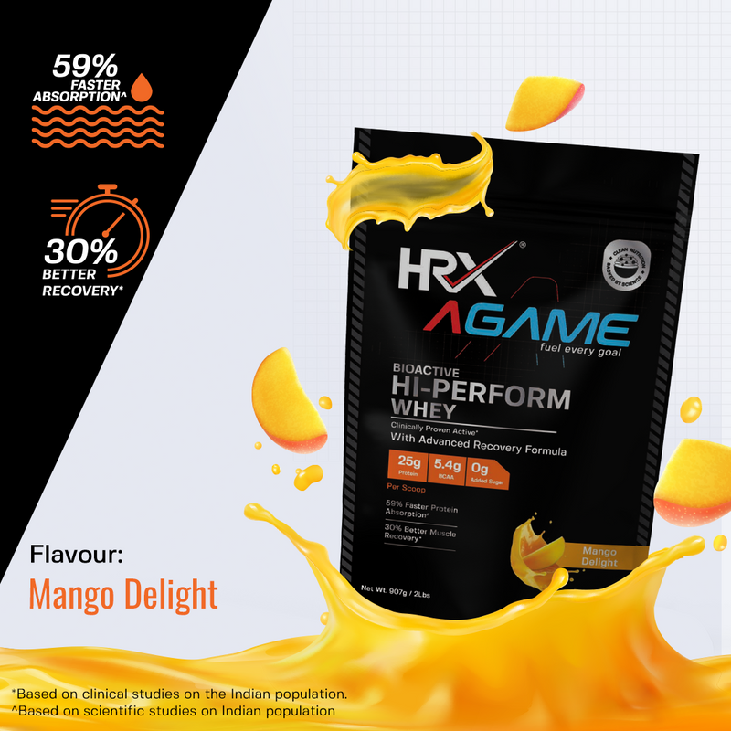 HRX AGame Bioactive Hi-Perform Whey protein